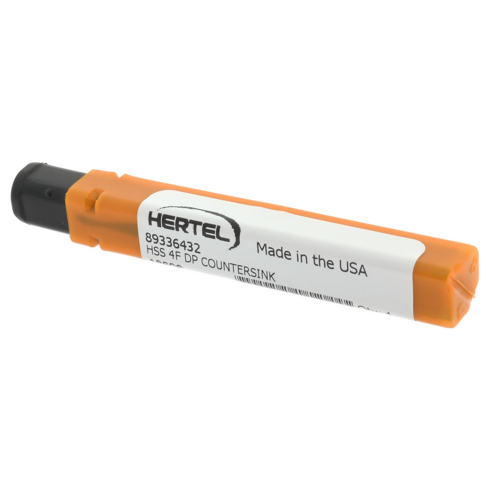 Hertel Countersink: 5/16" Head Dia, 82.00 deg Included Angle, 4 Flute, High-Speed Steel, Right Hand Cut - GX89336432