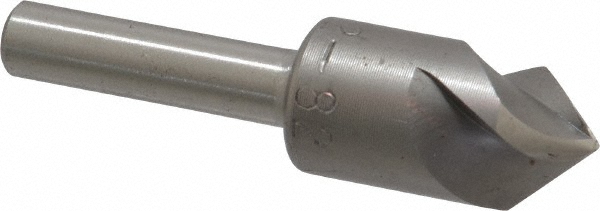 Hertel Countersink: 5/16" Head Dia, 82.00 deg Included Angle, 4 Flute, High-Speed Steel, Right Hand Cut - GX89336432