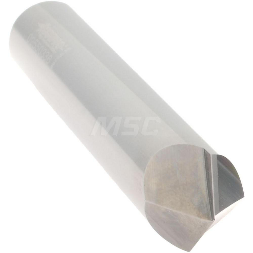 Accupro Chamfer Mill: 3/8" Dia, 3/8" Shank Dia, 90 deg, 2 Flute, Solid Carbide, Single End - 2500011