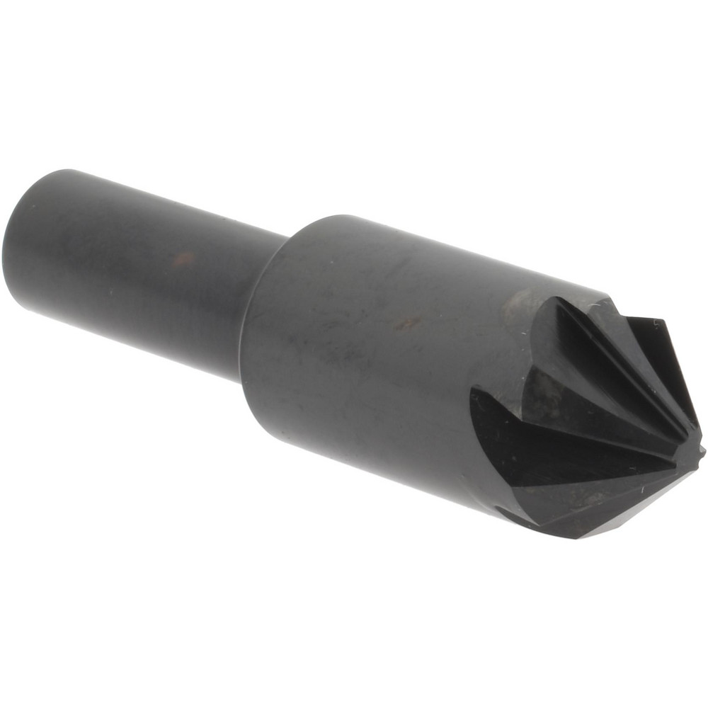 Hertel Countersink: 3/4" Head Dia, 82.00 deg Included Angle, 6 Flute, High-Speed Steel, Right Hand Cut - GX89331508
