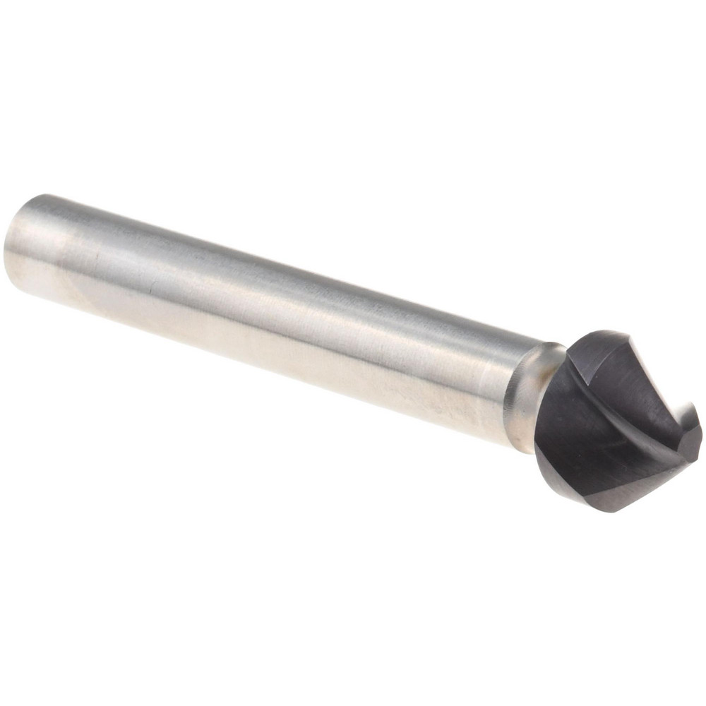Guhring Countersink: 3/8" Head Dia, 82.00 deg Included Angle, 3 Flute, Cobalt Steel, Right Hand Cut - 9056740095250