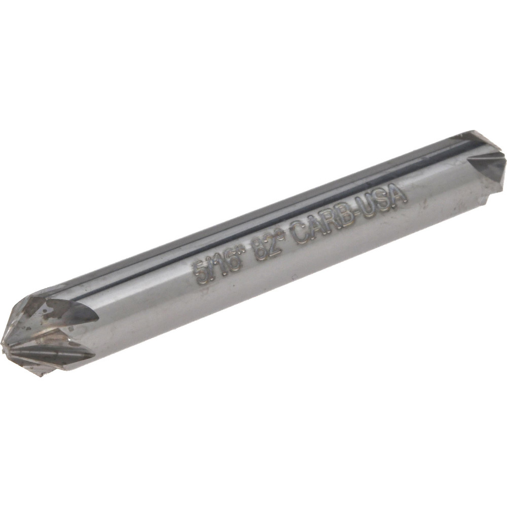 Hertel Countersink: 5/16" Head Dia, 82.00 deg Included Angle, 6 Flute, Solid Carbide, Right Hand Cut - 336-204060