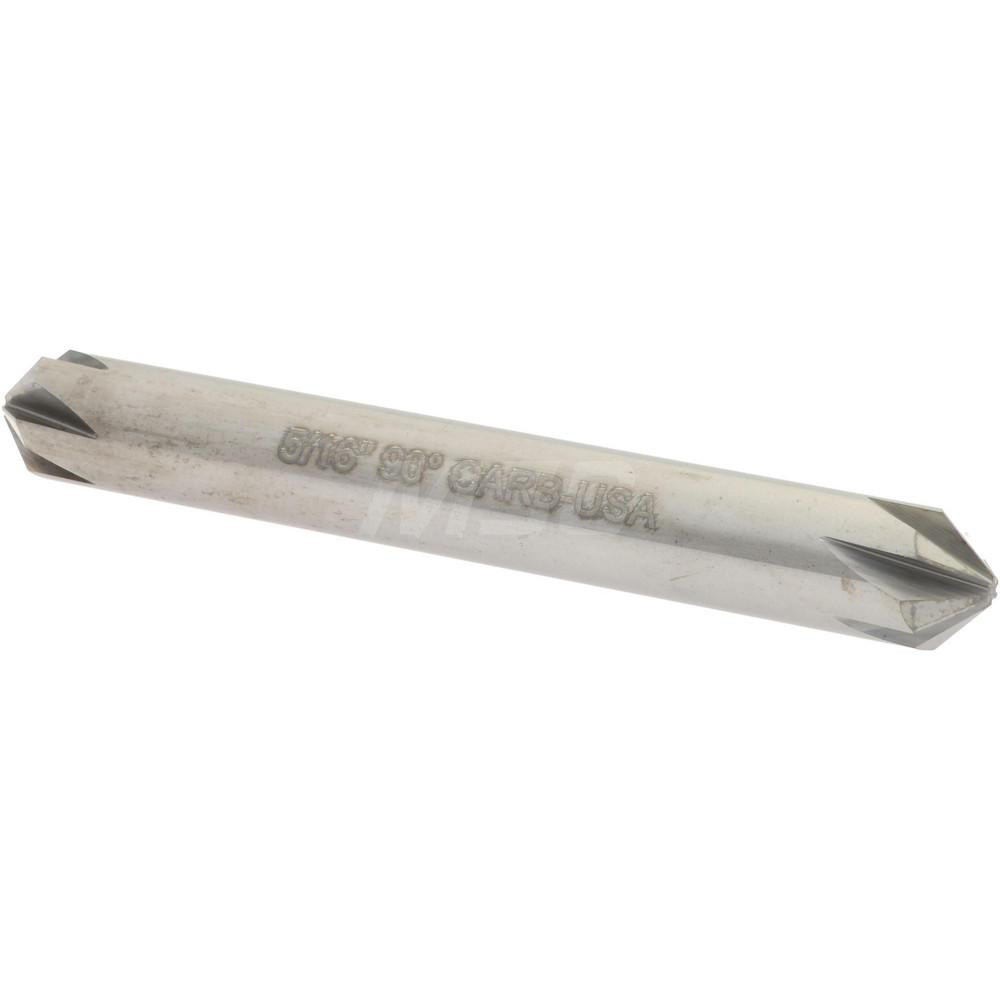Hertel Countersink: 5/16" Head Dia, 82.00 deg Included Angle, 6 Flute, Solid Carbide, Right Hand Cut - 336-204060