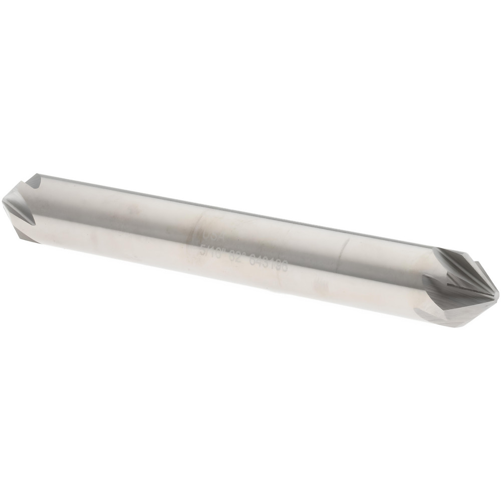 Hertel Countersink: 5/16" Head Dia, 82.00 deg Included Angle, 6 Flute, Solid Carbide, Right Hand Cut - 336-204060