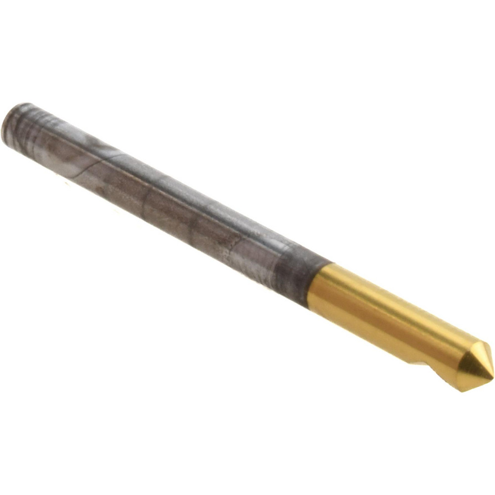 Melin Tool Countersink: 3/16" Head Dia, 90.00 deg Included Angle, 1 Flute, Cobalt Steel, Right Hand Cut - 18143