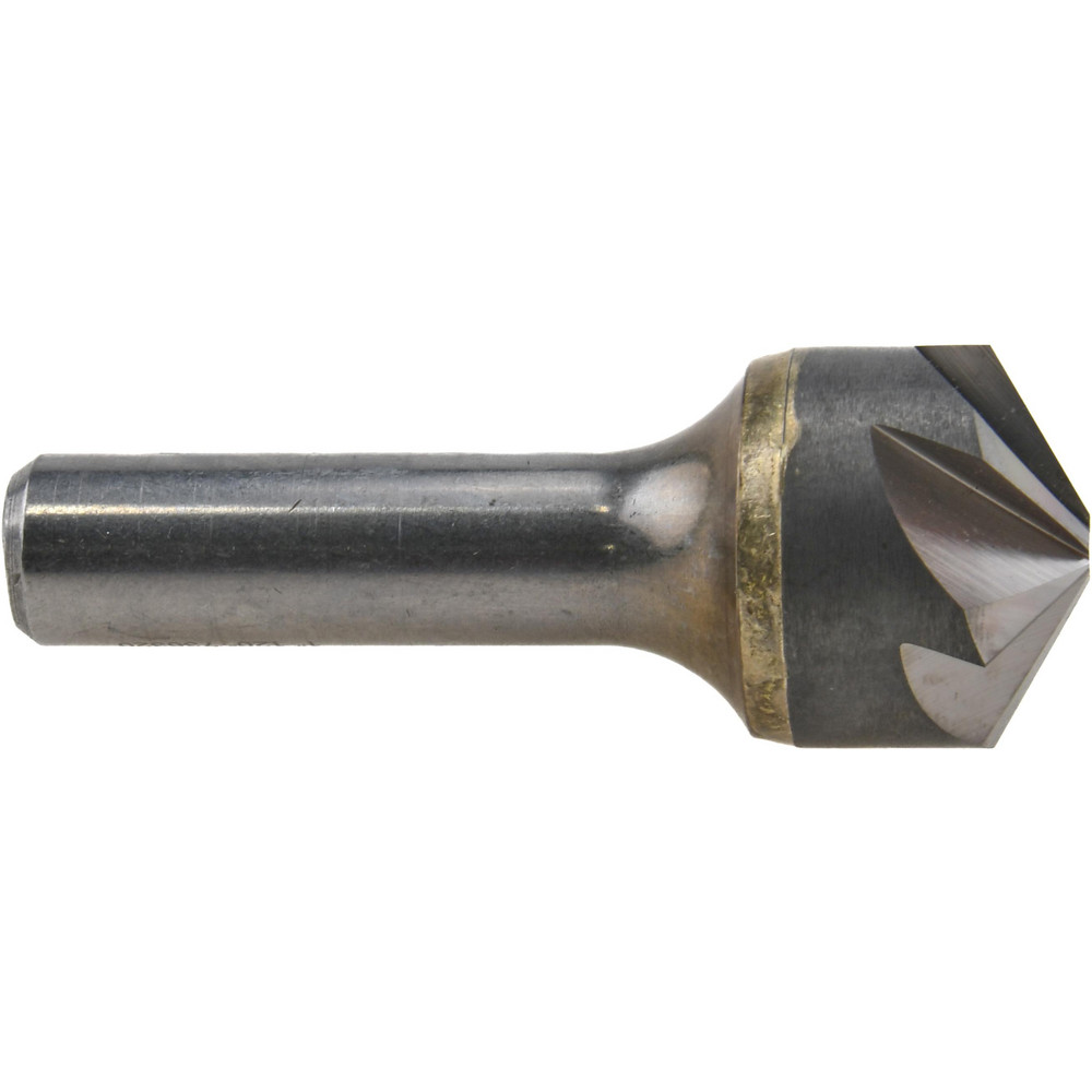 Made in USA Countersink: 1" Head Dia, 120.00 deg Included Angle, 6 Flute, Solid Carbide, Right Hand Cut - C6NC-1-120
