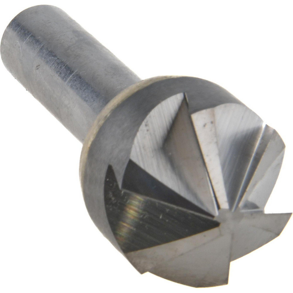 Made in USA Countersink: 1" Head Dia, 120.00 deg Included Angle, 6 Flute, Solid Carbide, Right Hand Cut - C6NC-1-120