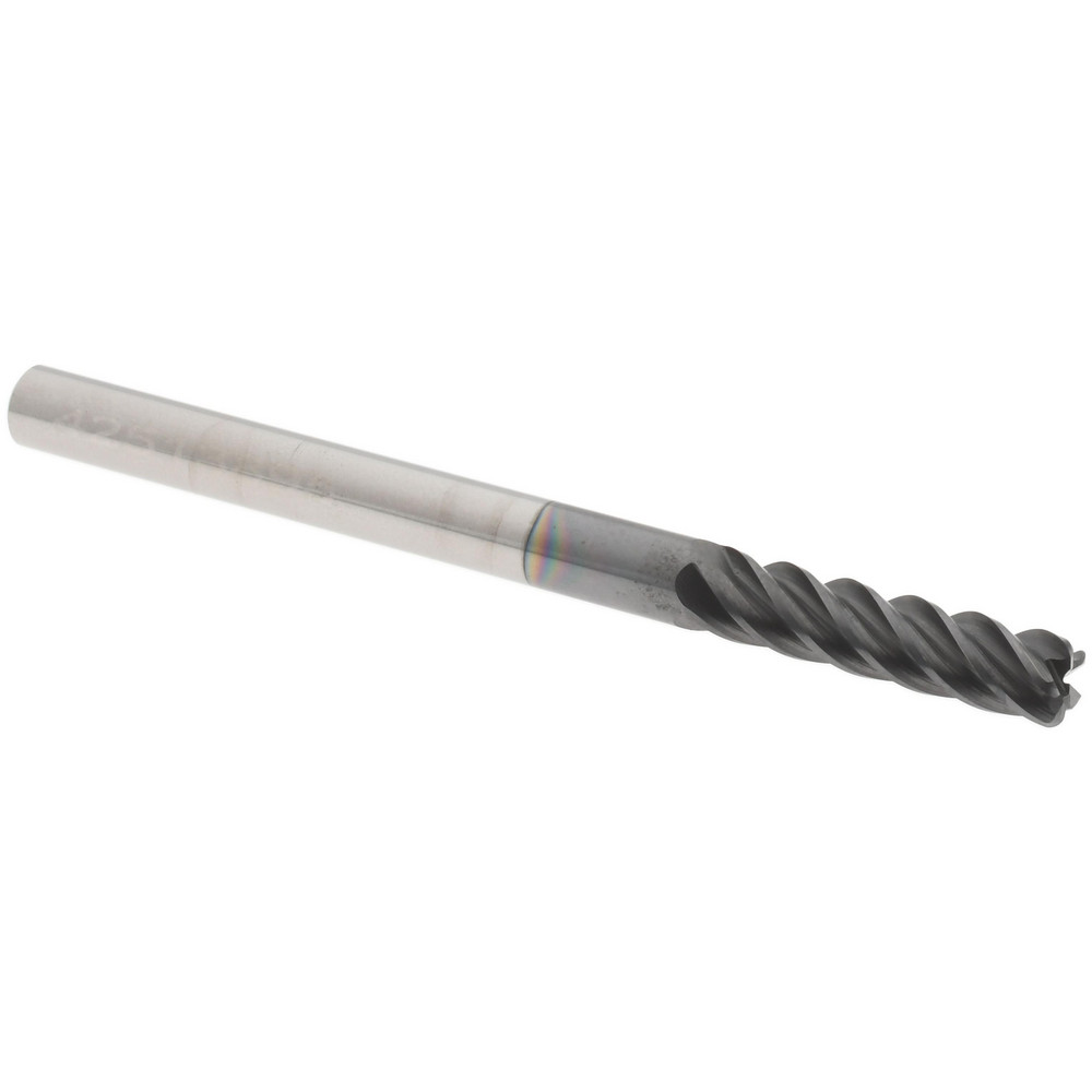ProMax Chamfer Mill: 1/4" Dia, 1/4" Shank Dia, 120 deg, 4 Flute, Solid Carbide, Double End - 131-01510