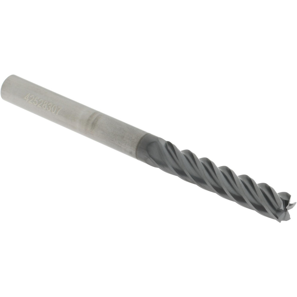 ProMax Chamfer Mill: 1/4" Dia, 1/4" Shank Dia, 120 deg, 4 Flute, Solid Carbide, Double End - 131-01510