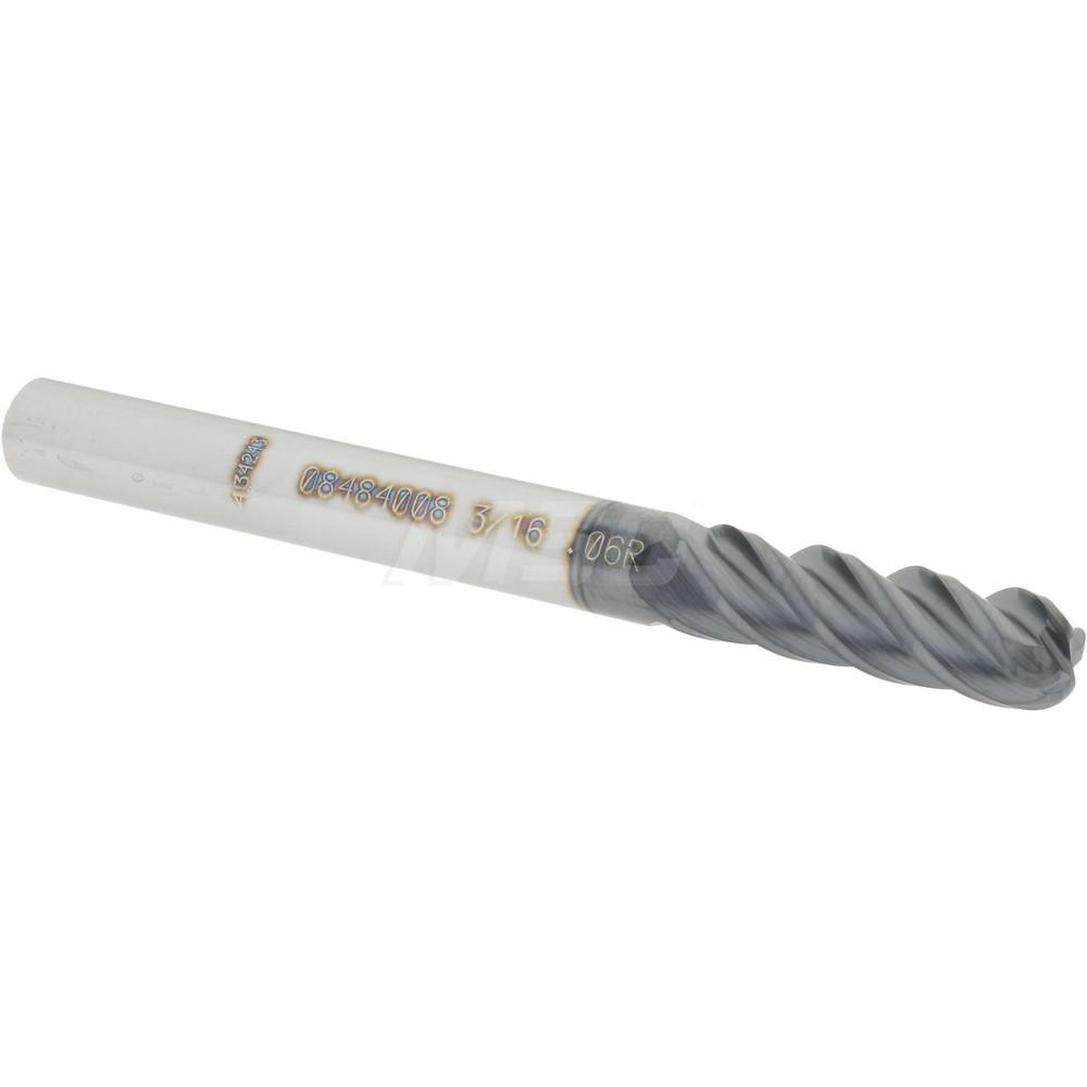 ProMax Chamfer Mill: 1/4" Dia, 1/4" Shank Dia, 120 deg, 4 Flute, Solid Carbide, Double End - 131-01510