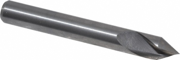 Hertel Countersink: 1/4" Head Dia, 60.00 deg Included Angle, 1 Flute, Solid Carbide, Right Hand Cut - 331-003050