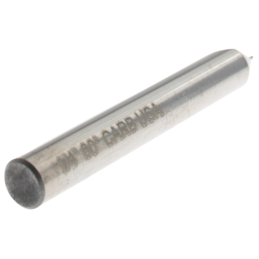 Hertel Countersink: 1/4" Head Dia, 60.00 deg Included Angle, 1 Flute, Solid Carbide, Right Hand Cut - 331-003050