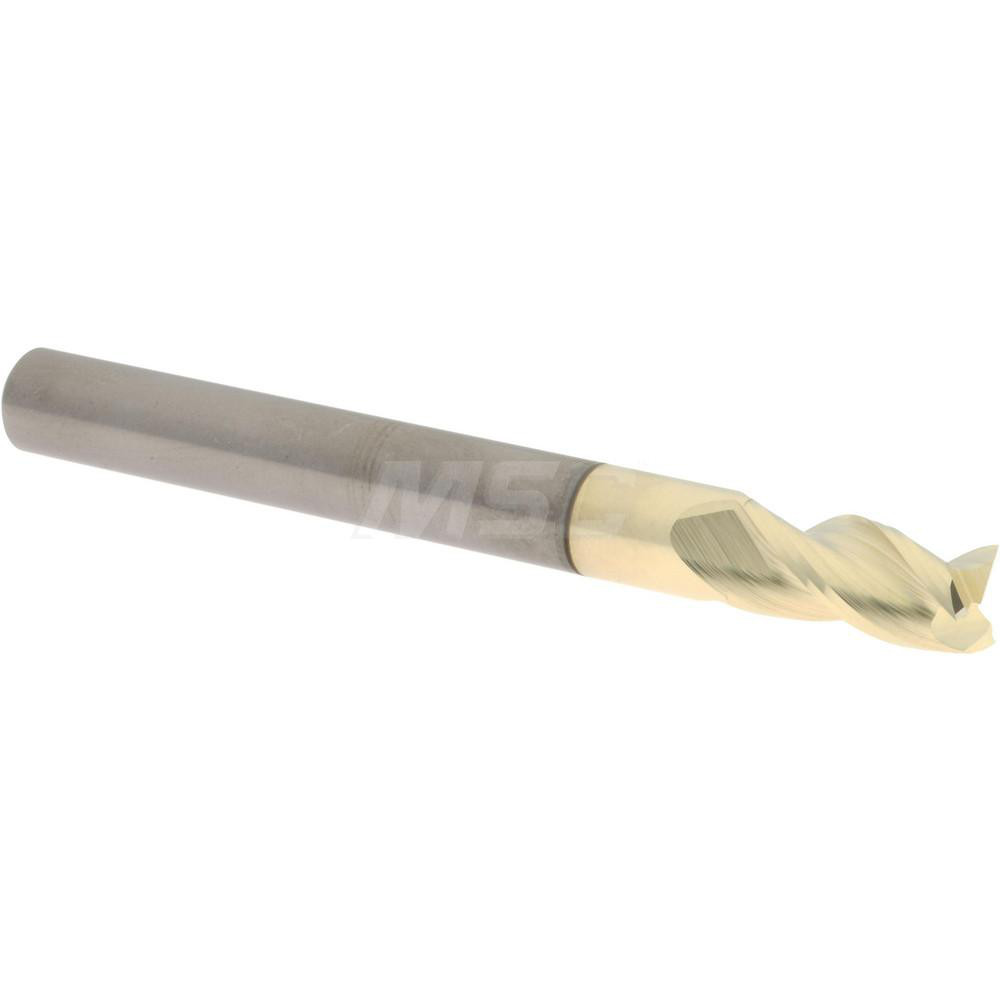 Accupro Chamfer Mill: 3/8" Dia, 3/8" Shank Dia, 120 deg, 4 Flute, Solid Carbide, Single End - 2500117