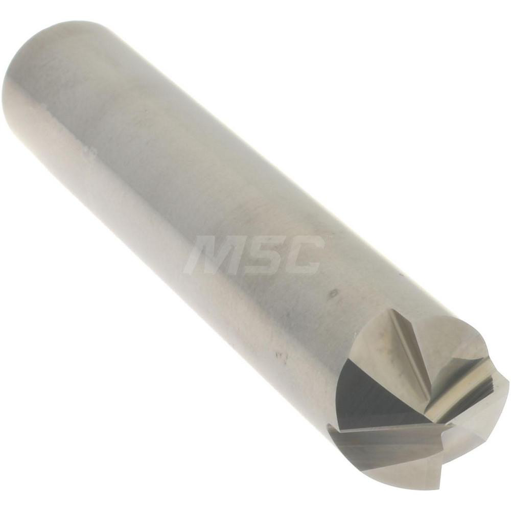 Accupro Chamfer Mill: 3/8" Dia, 3/8" Shank Dia, 120 deg, 4 Flute, Solid Carbide, Single End - 2500117