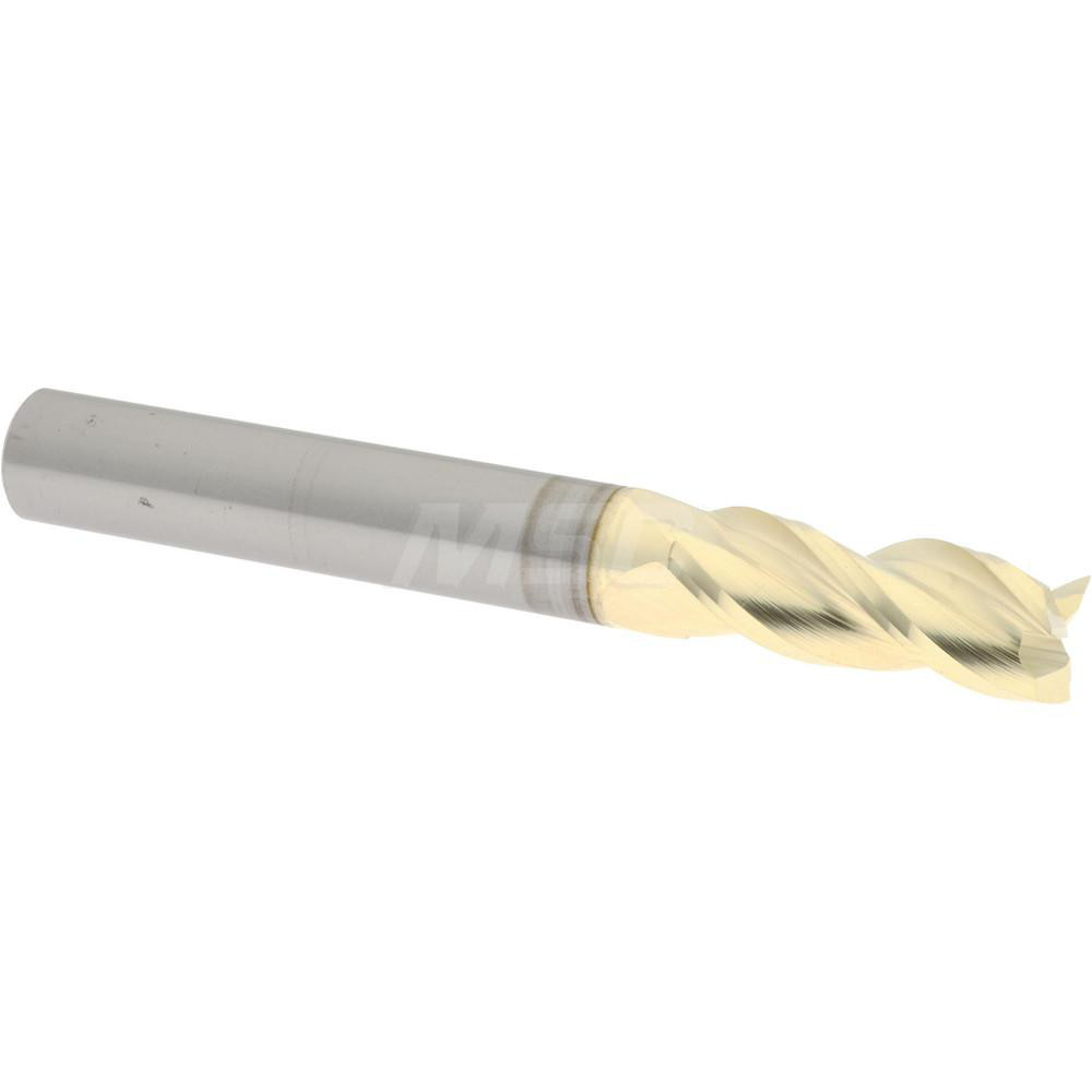 Harvey Tool Chamfer Mill: 5/16" Dia, 5/16" Shank Dia, 90 deg, 5 Flute, Solid Carbide, Single End - 908420-C3