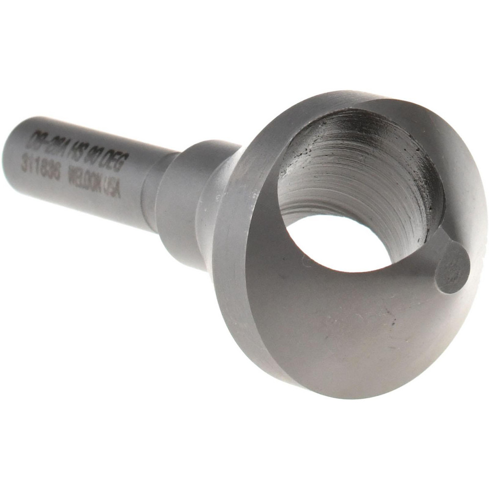 Weldon Countersink: 13/16" Head Dia, 90.00 deg Included Angle, 0 Flute, High-Speed Steel, Right Hand Cut - 98920-94-W