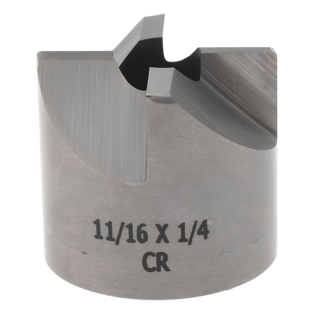 Made in USA 7/16" Cutter Head Dia, 3/16" Pilot Hole Dia, High Speed Steel Reverse Countersink - 180-4L