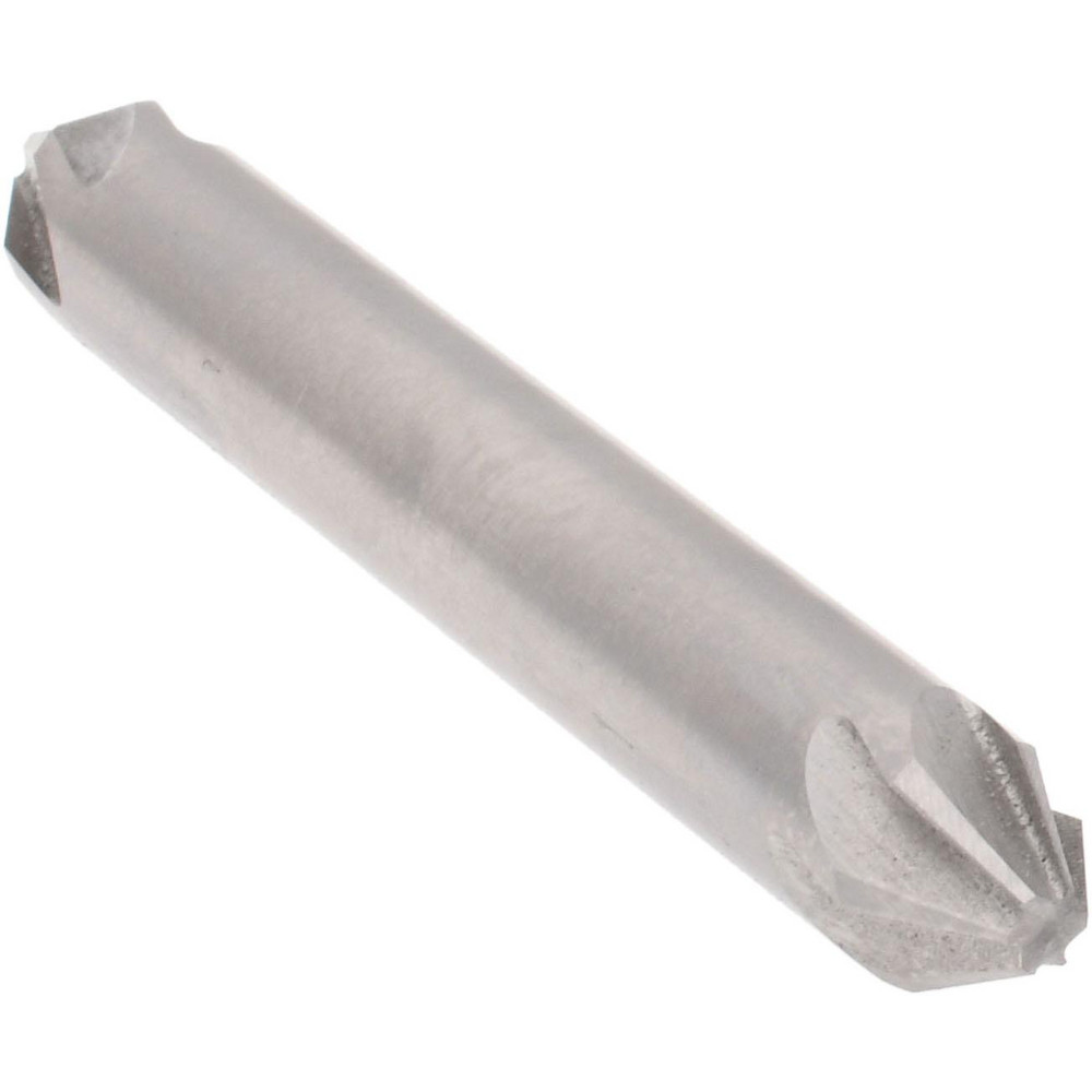 Hertel Countersink: 1/4" Head Dia, 60.00 deg Included Angle, 6 Flute, High-Speed Steel, Right Hand Cut - GX89330344