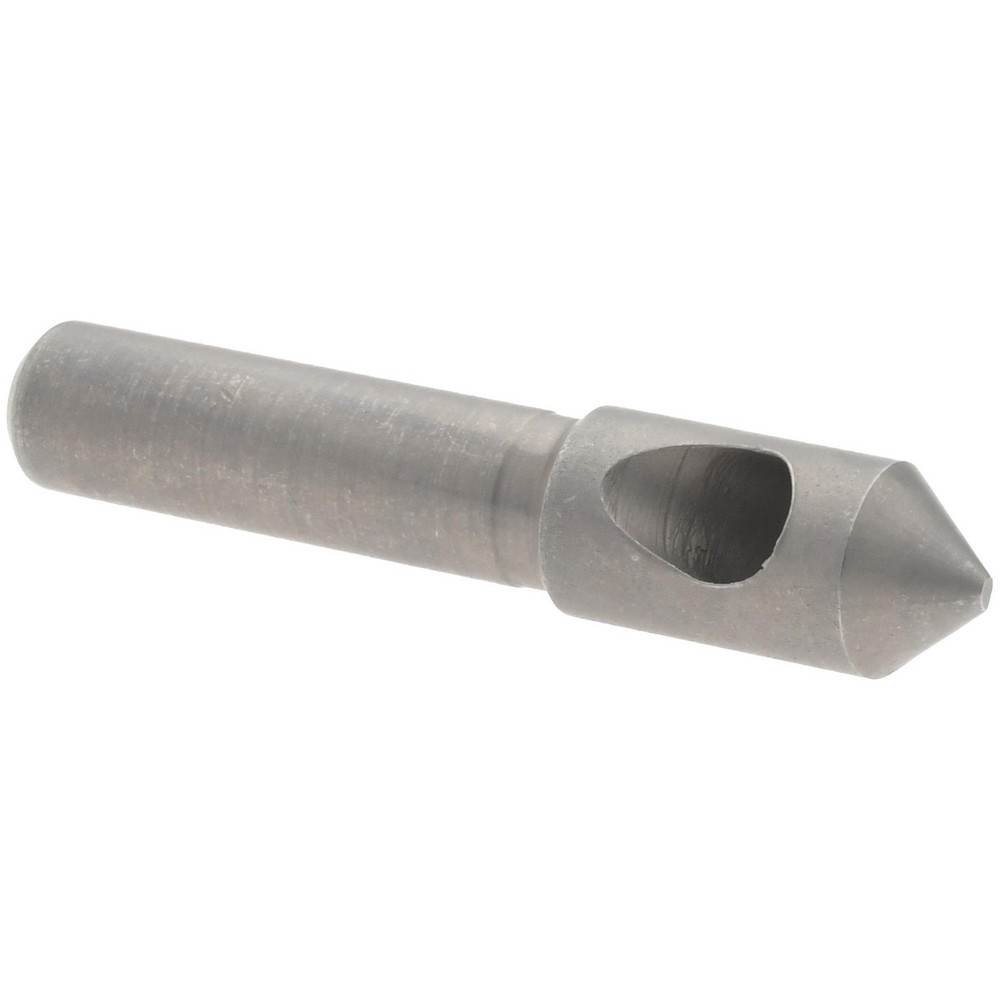 Weldon Countersink: 7/16" Head Dia, 60.00 deg Included Angle, 0 Flute, High-Speed Steel, Right Hand Cut - 98630-94-W