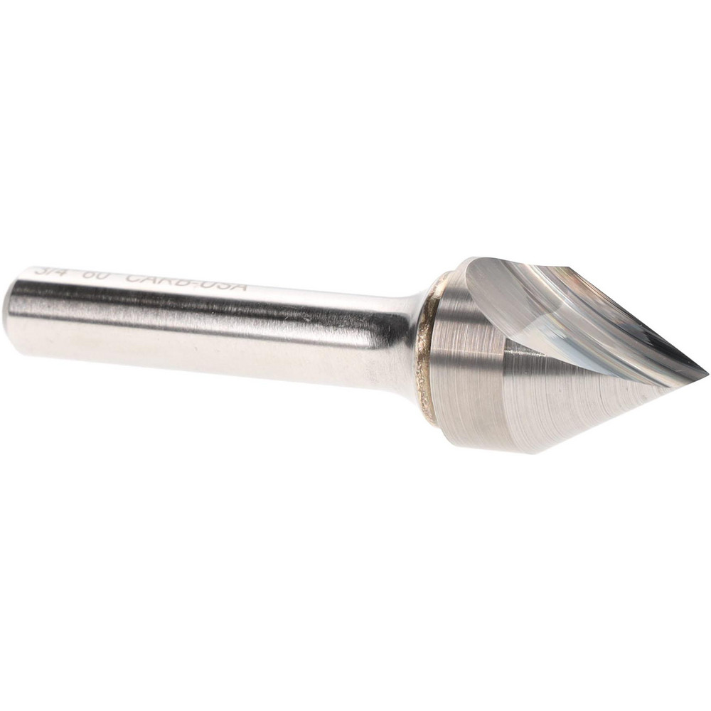M.A. Ford® Countersink: 3/4" Head Dia, 60.00 deg Included Angle, 1 Flute, Solid Carbide, Right Hand Cut - 60075001