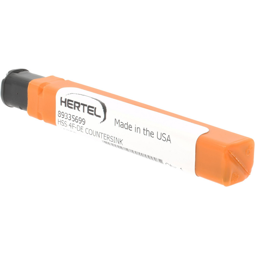Hertel Countersink: 5/16" Head Dia, 100.00 deg Included Angle, 4 Flute, High-Speed Steel, Right Hand Cut - GX89335699