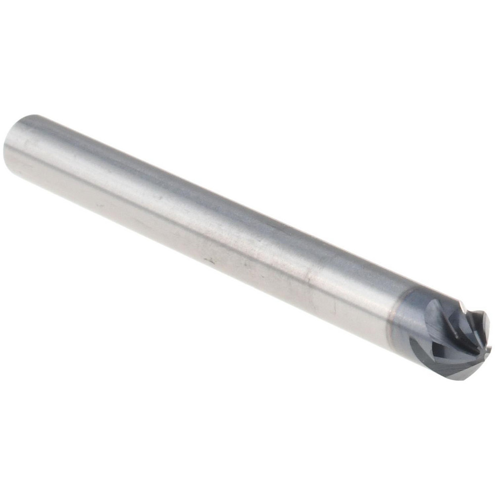 Harvey Tool Chamfer Mill: 3/16" Dia, 3/16" Shank Dia, 90 deg, 5 Flute, Solid Carbide, Single End - 908412-C3