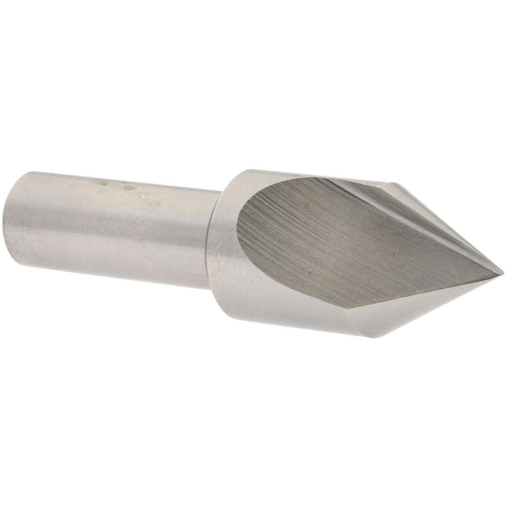 Value Collection Countersink: 3/4" Head Dia, 60.00 deg Included Angle, 1 Flute, High-Speed Steel, Right Hand Cut - SC1060048