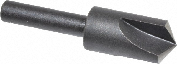 Cleveland Countersink: 1/2" Head Dia, 120.00 deg Included Angle, 3 Flute, High-Speed Steel, Right Hand Cut - C46167