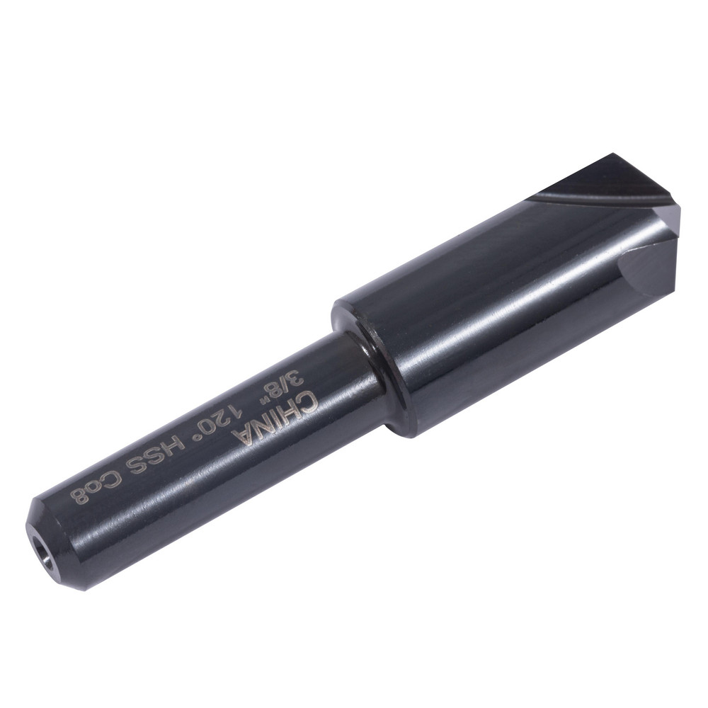 Hertel Countersink: 3/8" Head Dia, 120.00 deg Included Angle, 4 Flute, High-Speed Steel, Right Hand Cut - GX89329890