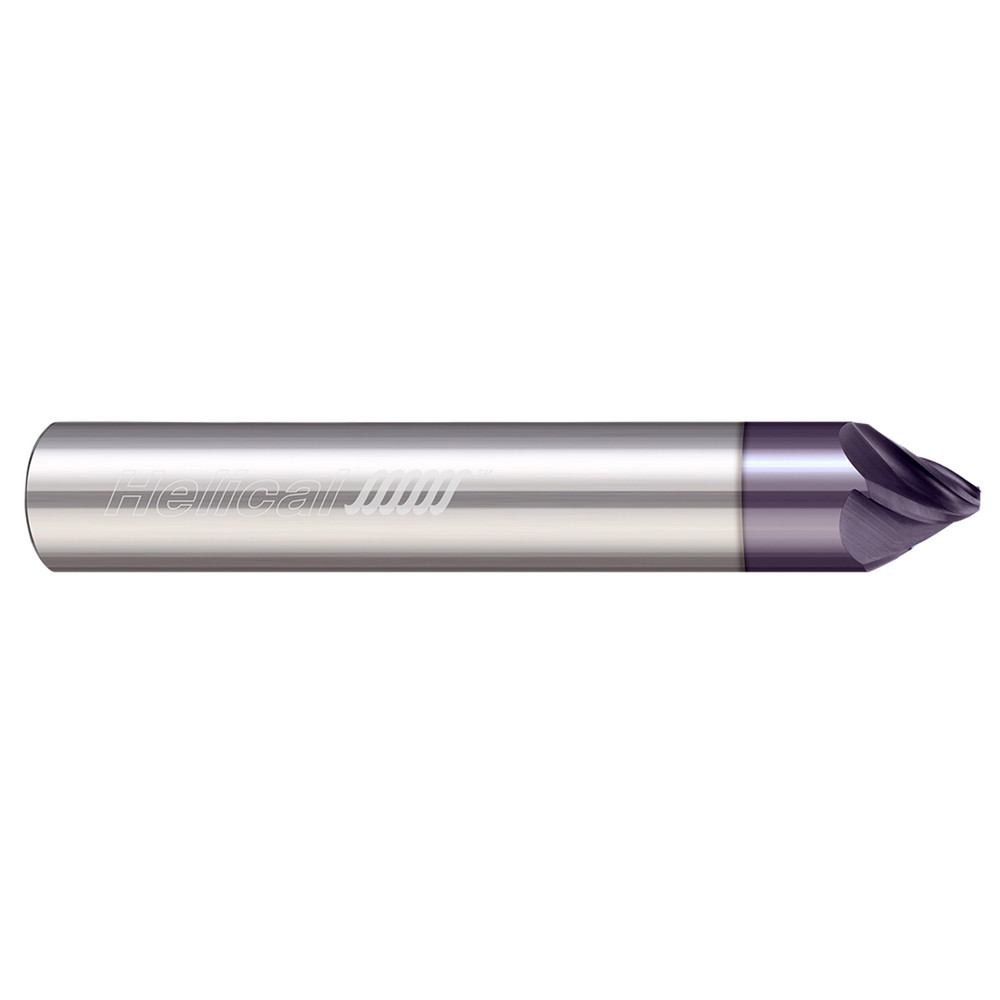 M.A. Ford® Chamfer Mill: 1/2" Dia, 1/2" Shank Dia, 60 deg, 5 Flute, Solid Carbide, Single End - 5HC050001B