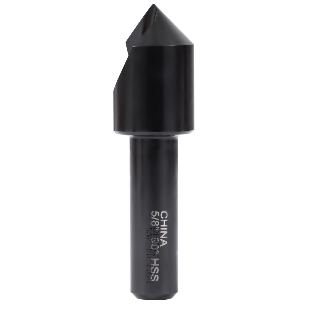 Hertel Countersink: 5/8" Head Dia, 90.00 deg Included Angle, 1 Flute, High-Speed Steel, Right Hand Cut - GX89340558