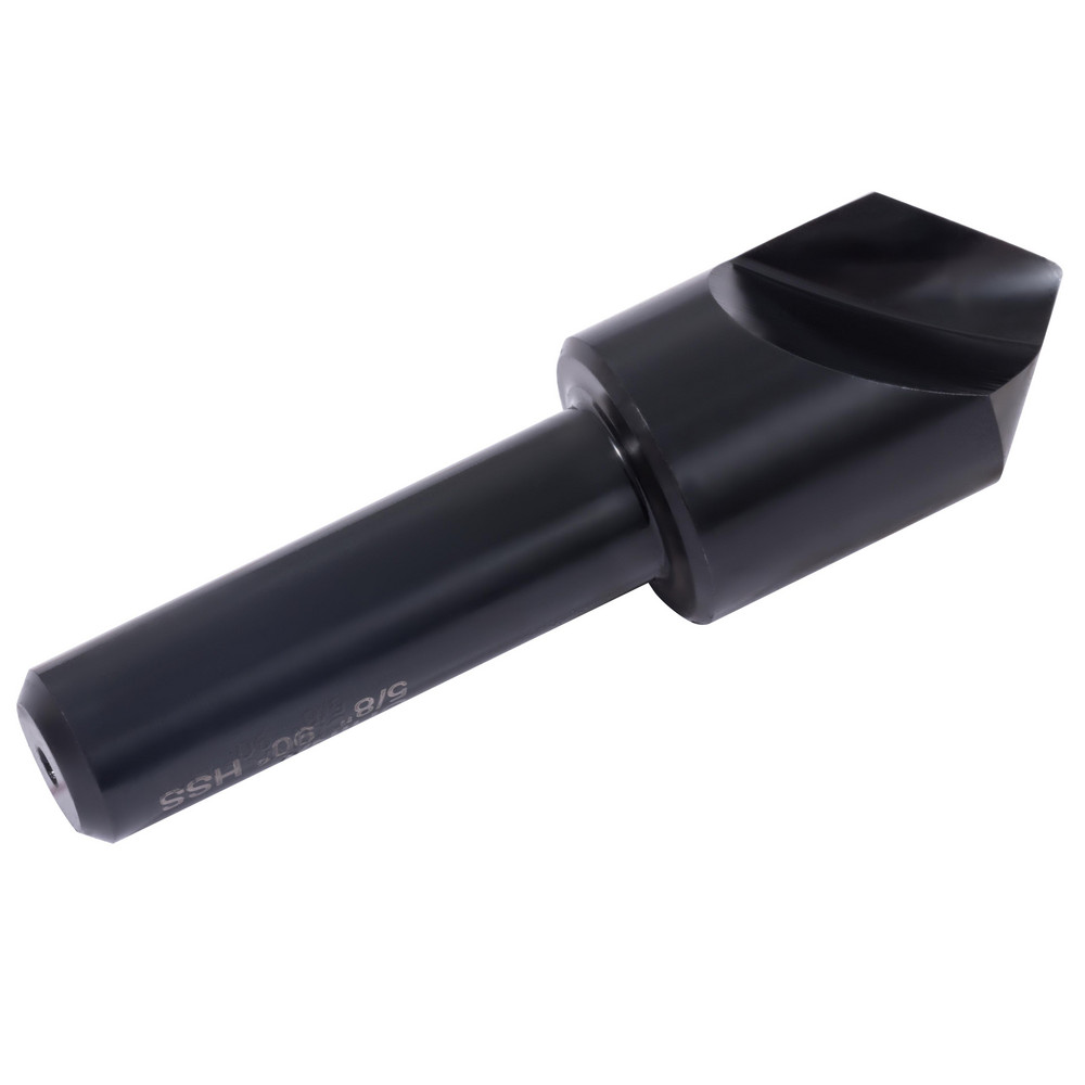 Hertel Countersink: 5/8" Head Dia, 90.00 deg Included Angle, 1 Flute, High-Speed Steel, Right Hand Cut - GX89340558