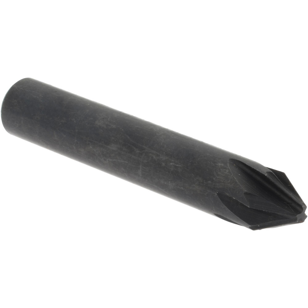 M.A. Ford® Countersink: 1/4" Head Dia, 60.00 deg Included Angle, 6 Flute, High-Speed Steel, Right Hand Cut - 79025001