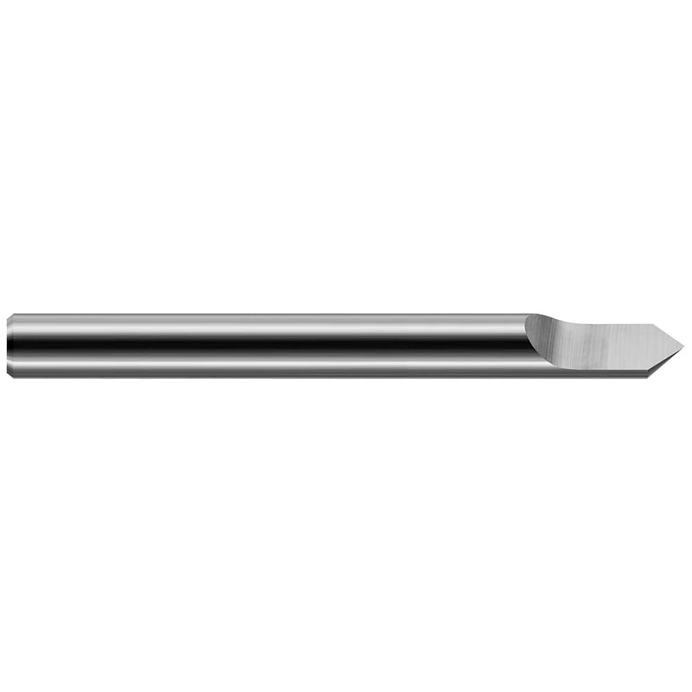 Titan USA Chamfer Mill: 1/8" Dia, 1/8" Shank Dia, 90 deg, 4 Flute, Solid Carbide, Single End - TC95440