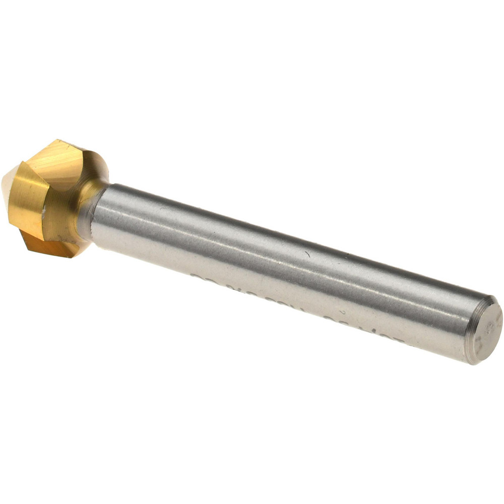 Magafor Countersink: 10.4000 mm Head Dia, 90.00 deg Included Angle, 3 Flute, Cobalt Steel, Right Hand Cut - 84483110400
