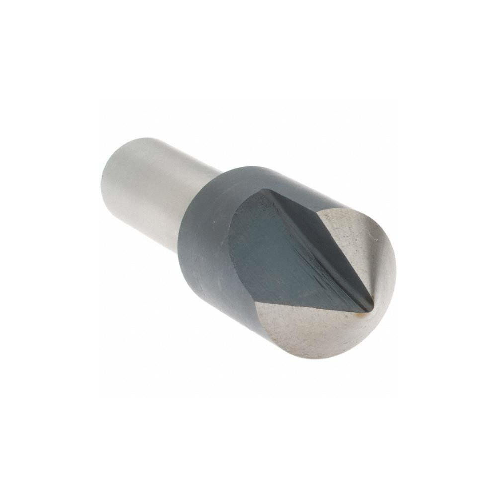 Value Collection Countersink: 3/4" Head Dia, 82.00 deg Included Angle, 1 Flute, High-Speed Steel, Right Hand Cut - 28606
