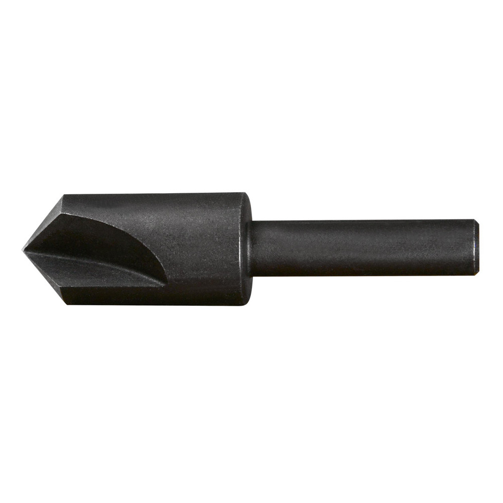 Chicago-Latrobe Countersink: 1/2" Head Dia, 90.00 deg Included Angle, 3 Flute, High-Speed Steel, Right Hand Cut - 56860