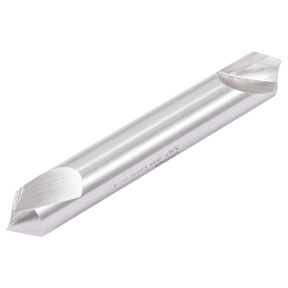 Hertel Countersink: 3/8" Head Dia, 110.00 deg Included Angle, 4 Flute, High-Speed Steel - 18767