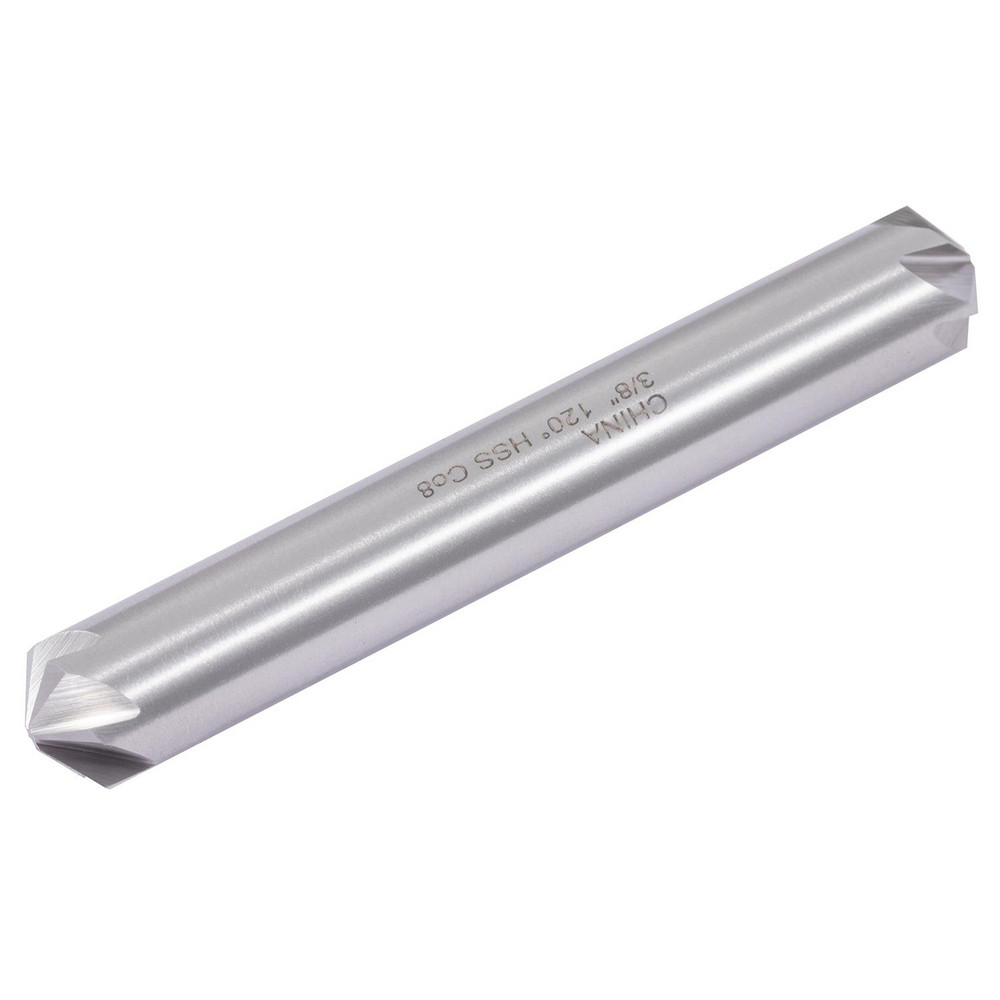 Hertel Countersink: 3/8" Head Dia, 110.00 deg Included Angle, 4 Flute, High-Speed Steel - 18767