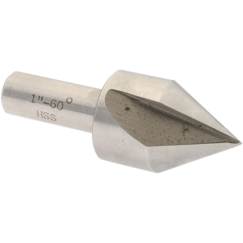 Keo Countersink: 1-1/4" Head Dia, 60.00 deg Included Angle, 3 Flute, Cobalt Steel, Right Hand Cut - 919-000-272