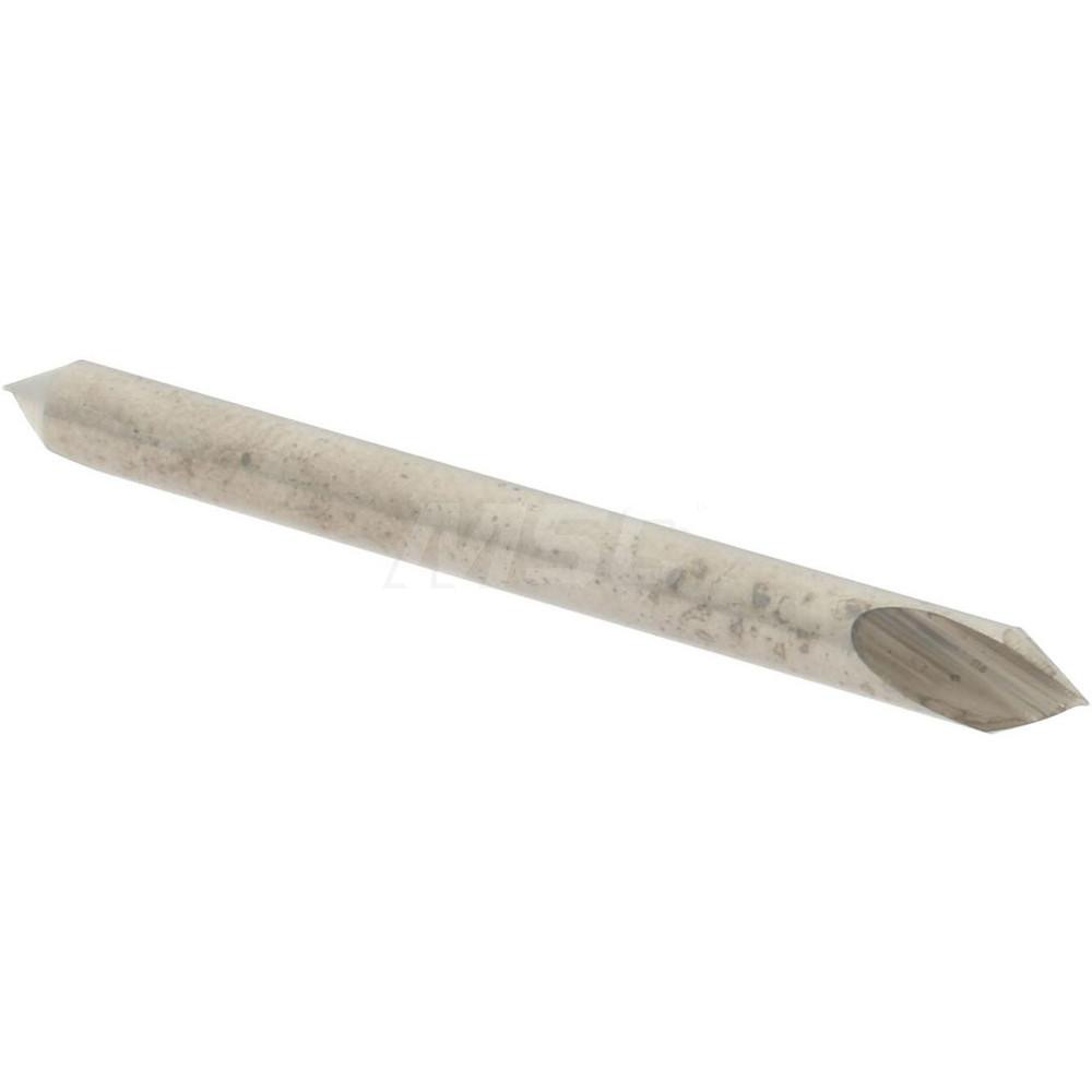 Hertel Countersink: 1/8" Head Dia, 120.00 deg Included Angle, 1 Flute, Solid Carbide, Right Hand Cut - 331-201100