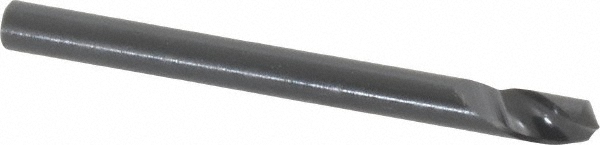 Hertel Countersink: 1/8" Head Dia, 120.00 deg Included Angle, 1 Flute, Solid Carbide, Right Hand Cut - 331-201100
