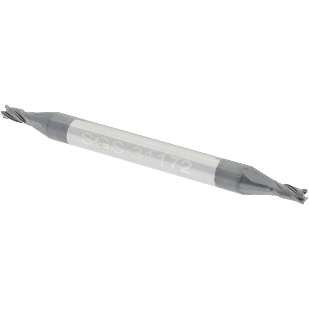 Hertel Countersink: 1/8" Head Dia, 120.00 deg Included Angle, 1 Flute, Solid Carbide, Right Hand Cut - 331-201100
