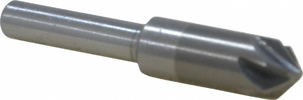 M.A. Ford® Countersink: 3/8" Head Dia, 60.00 deg Included Angle, 6 Flute, Solid Carbide, Right Hand Cut - 78037501