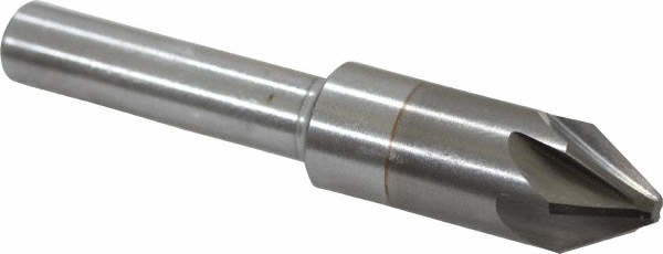 M.A. Ford® Countersink: 3/8" Head Dia, 60.00 deg Included Angle, 6 Flute, Solid Carbide, Right Hand Cut - 78037501
