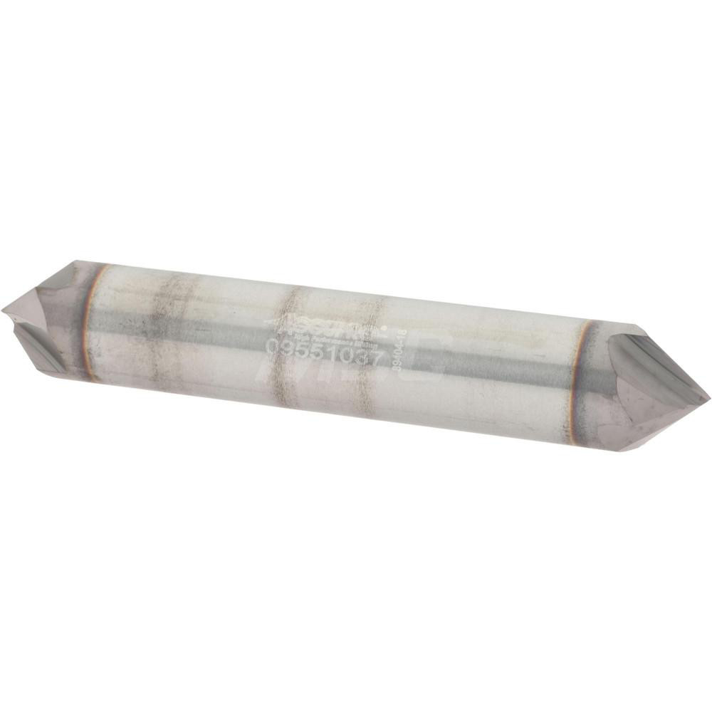 Accupro Chamfer Mill: 3/8" Dia, 3/8" Shank Dia, 120 deg, 4 Flute, Solid Carbide, Single End - 2500077