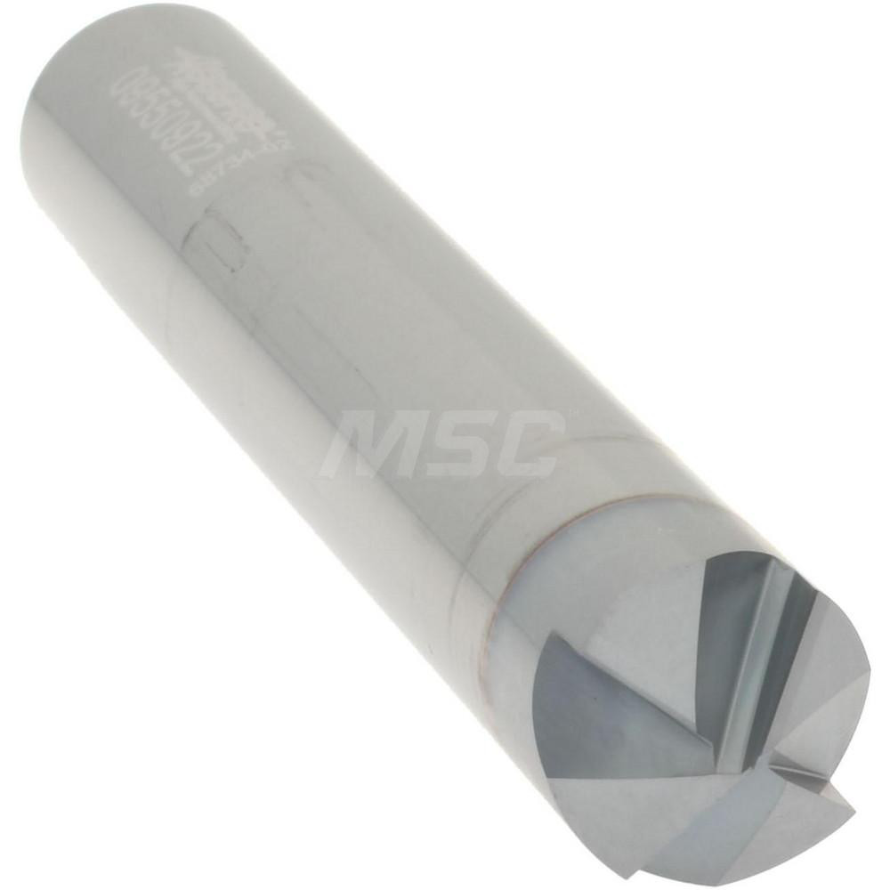 Accupro Chamfer Mill: 3/8" Dia, 3/8" Shank Dia, 120 deg, 4 Flute, Solid Carbide, Single End - 2500077