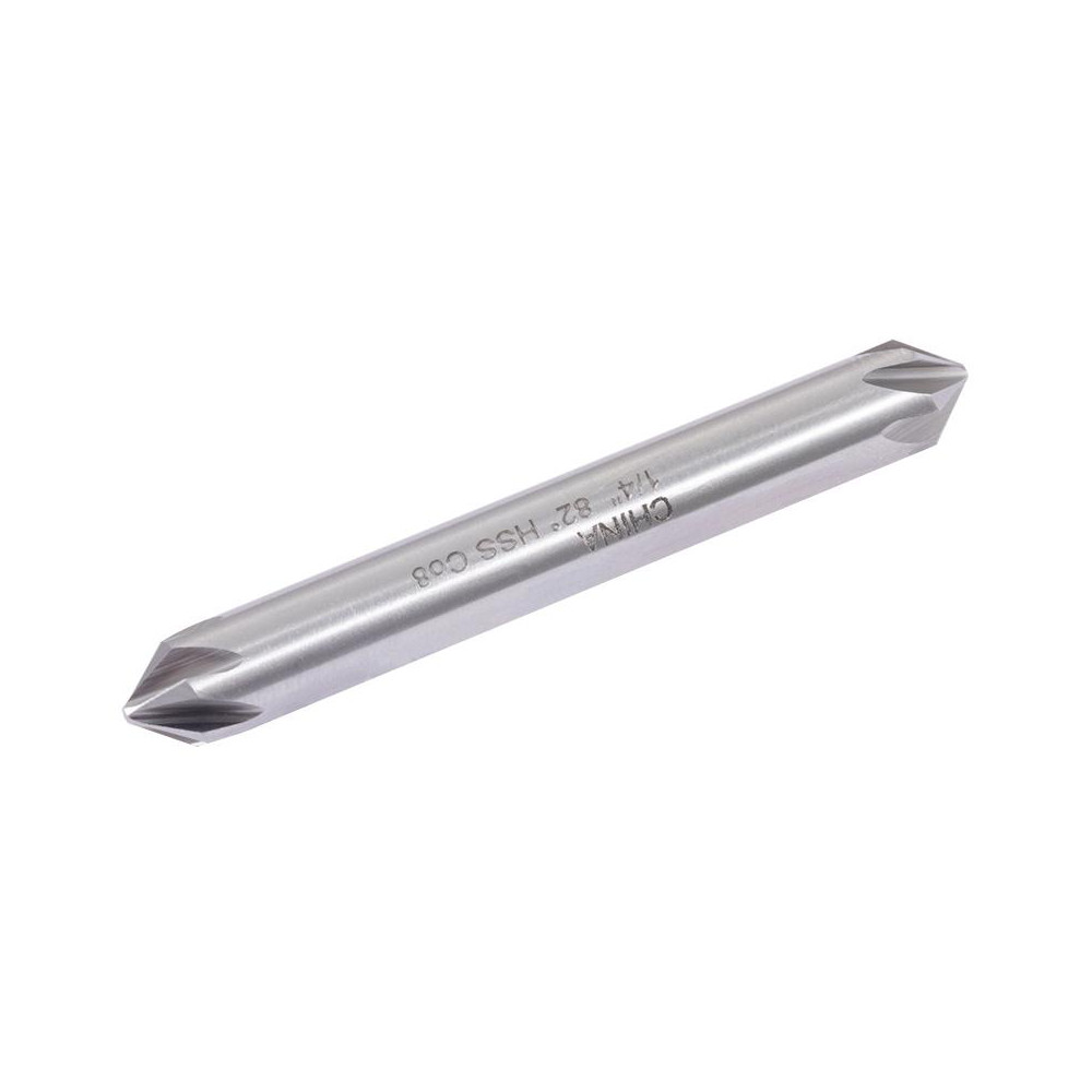M.A. Ford® Countersink: 1/4" Head Dia, 82.00 deg Included Angle, 6 Flute, High-Speed Steel, Right Hand Cut - 79025002