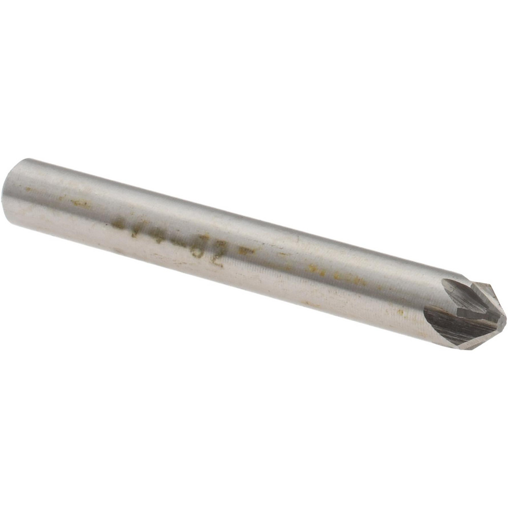 M.A. Ford® Countersink: 1/4" Head Dia, 82.00 deg Included Angle, 6 Flute, High-Speed Steel, Right Hand Cut - 79025002