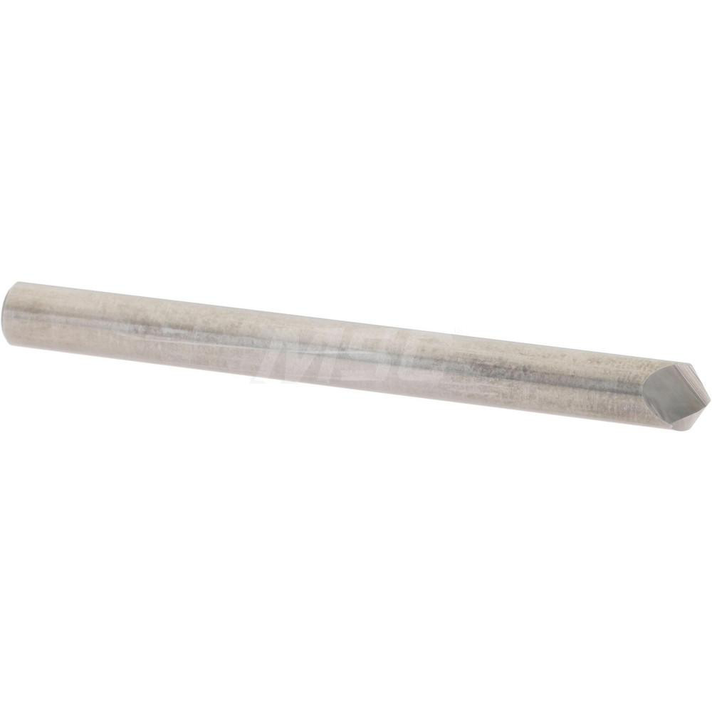 Accupro Chamfer Mill: 3/8" Dia, 3/8" Shank Dia, 120 deg, 2 Flute, Solid Carbide, Single End - 2500133